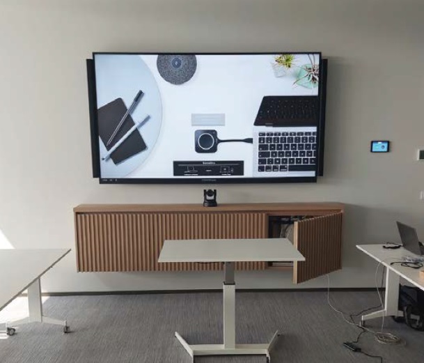 Room with a multimedia TV