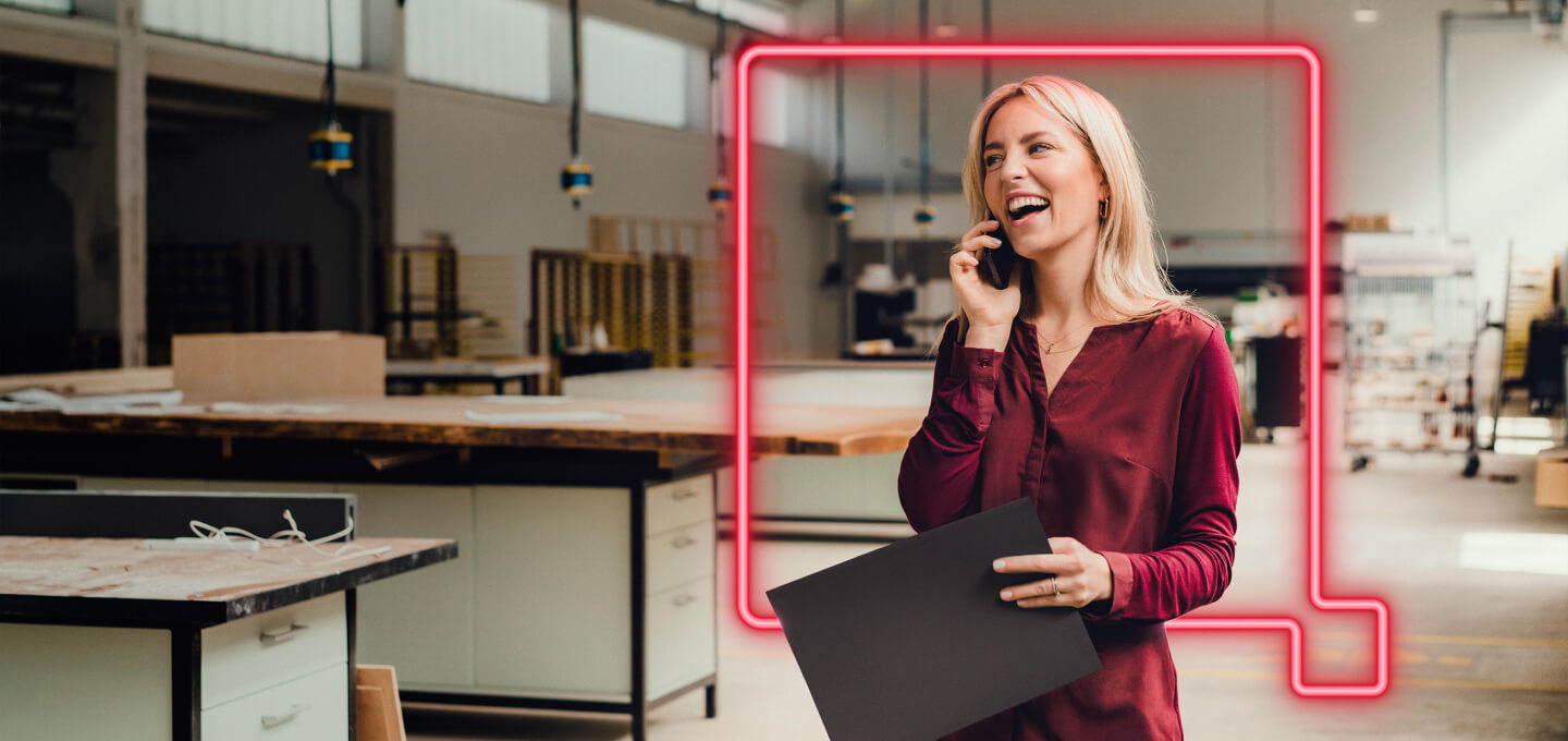 Workflow Automation - woman standing in factory