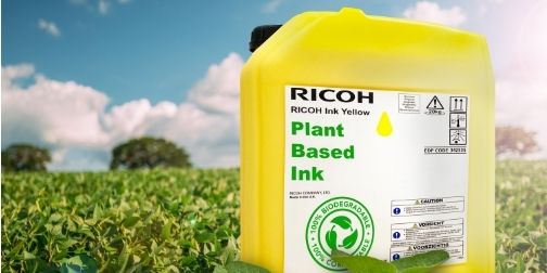 First plant-based ink from Ricoh enhances graphics and packaging print sustainability 