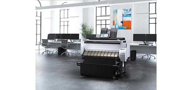 The Ricoh IM CW2200 digital colour large format printer responsively produces CAD drawings and large documents.